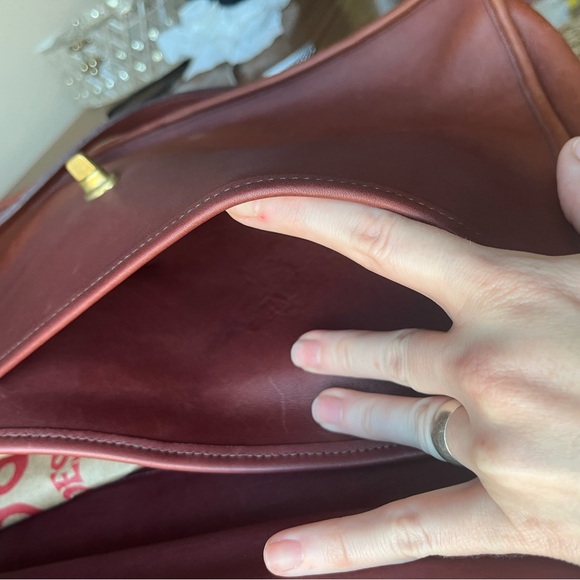 Vintage COACH Cognac “Lexington” Leather Briefcase Unisex Excellent Condition - Picture 9 of 16